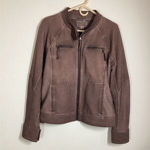 Marrakech Jacket L Brown Biker Fully Lined